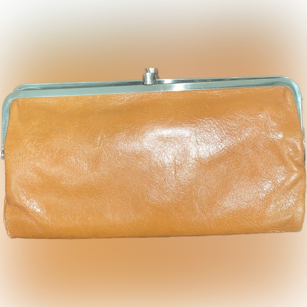 Orange Hobo clutch